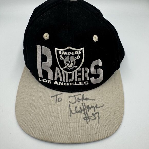 LESTER HAYES 37 NFL Los Angeles Raiders Autographed Hat - Picture 1 of 6